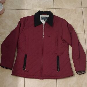 Horseware Ireland Burgundy Quilted Riding Jacket Women's Size M